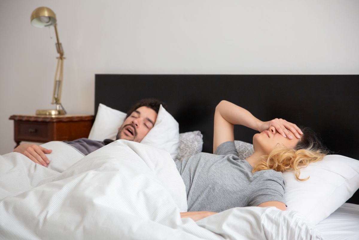 Pareja en la cama